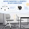Kids Ergonomic Study Desk Chair with Adjustable Height and PU Rolling Casters